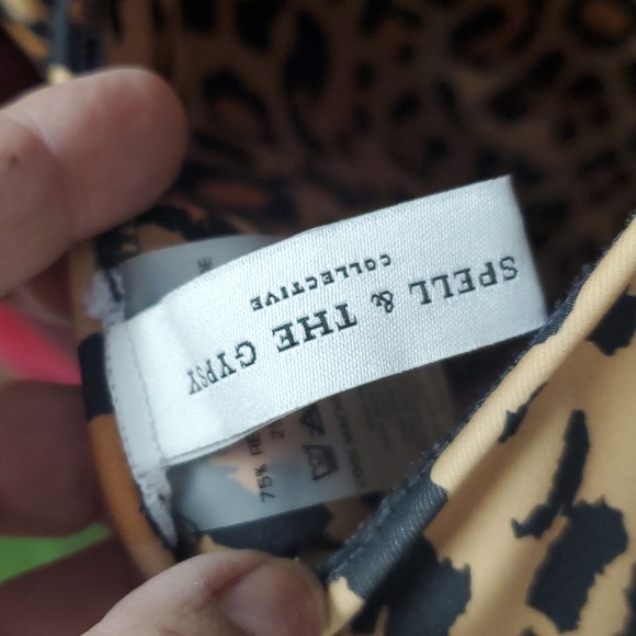 NWOT Rare Spell animal print vintage swimsuit - Picture 6 of 7